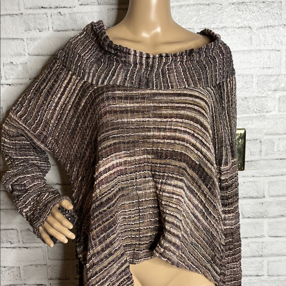 Yasuko Kurisaka woven cotton cowl neck top